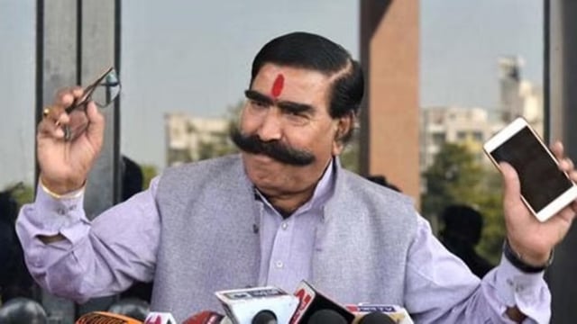 BJP leader Gyan Dev Ahuja was expelled from the party after he allegedly attempted to purify a temple after a Dalit leader visited it