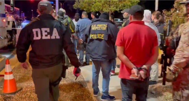 More than 114 people were detained by federal immigration officials inside an illegal Colorado Springs nightclub early Sunday morning, according to the Drug Enforcement Administration. (Photo courtesy of the DEA).