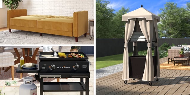 Shop today's best Way Day doorbuster deals on grills, Adirondack chairs, an adorable towel caddy and more.