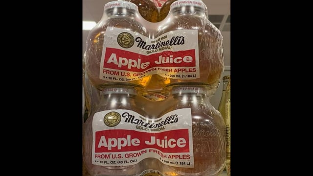 Martinelli’s Apple Juice.