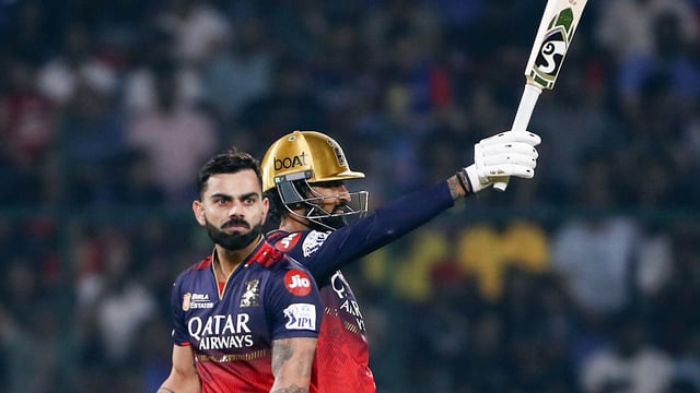 Royal Challengers Bengaluru (RCB) cruised to a six-wicket win over Delhi Capitals (DC) to become the first team in Indian Premier League (IPL) history to win six matches on trot away from home. Krunal Pandya led from the front with the ball first and then with the bat, with supporting acts from Virat Kohli and Josh Hazlewood and an emphatic finishing touch by Tim David. 