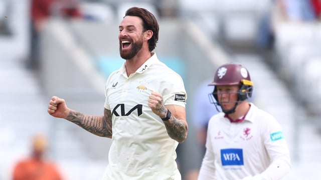 Clark followed up his first-innings five for 68 by taking three for 24 as Surrey wrapped up victory early on day three