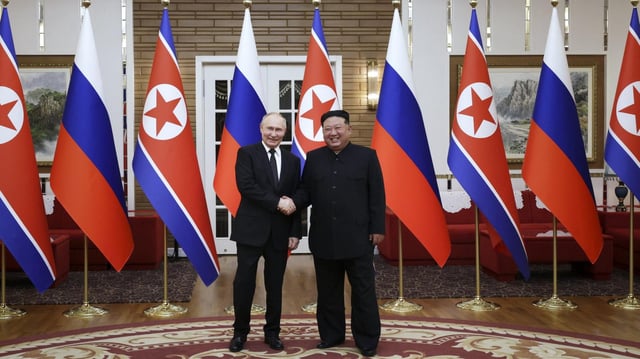 Wladimir Putin und Kim Jong Un (Archiv)