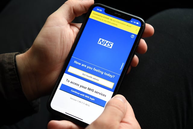 Ministers have exceeded their target number of hospitals which are allowing patients to view appointment information on the app (Photo: PA)