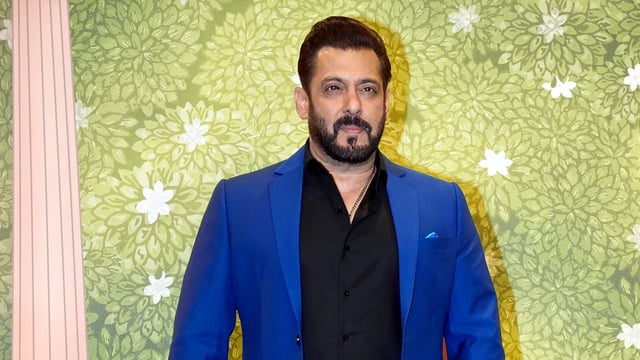 Bollywood actor Salman Khan 
