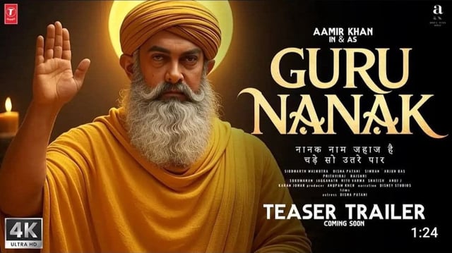 BJP leader in Punjab criticised a fake teaser showing Aamir Khan as Guru Nanak, calling it a ploy to incite the Sikh community.
