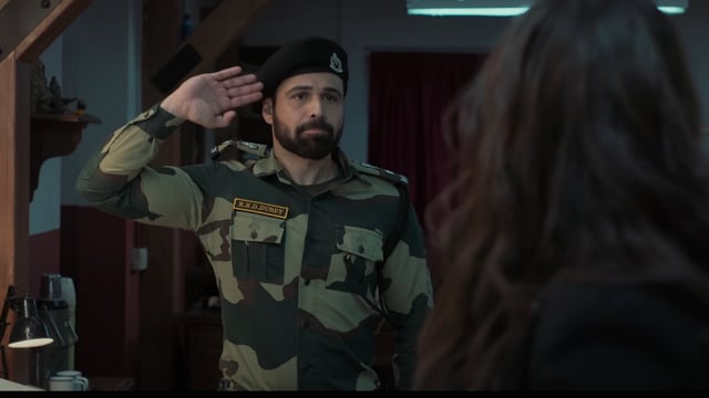 Ground Zero box office collection day 3: Emraan Hashmi as Narendra Nath Dhar Dubey in a still from the film.