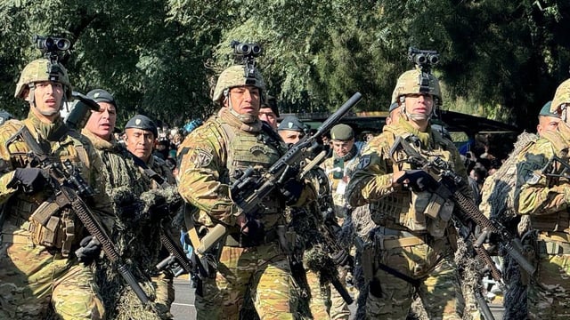 Los militares no utilizarían armas para las detenciones.