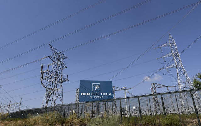 Une sous-station électrique de la compagnie de distribution d’électricité Red Electrica de Espana, à San Sebastian de los Reyes, près de Madrid, en septembre 2021.