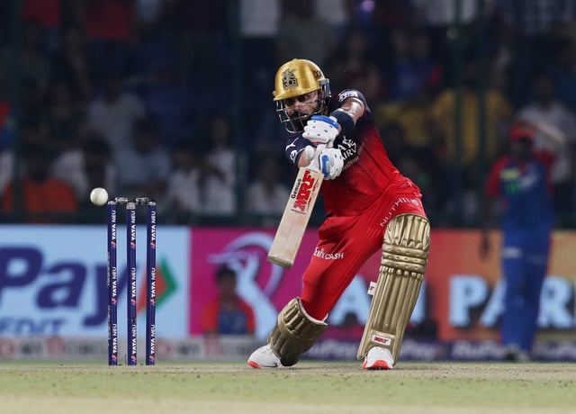 Cricket - Indian Premier League - IPL - Delhi Capitals v Royal Challengers Bengaluru - Arun Jaitley Stadium, New Delhi, India - April 27, 2025 Royal Challengers Bengaluru's Virat Kohli in action REUTERS/Mihir Singh