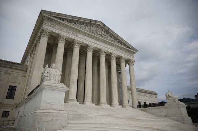 The U.S. Supreme Court is pictured on July 30, 2024 in Washington, DC.