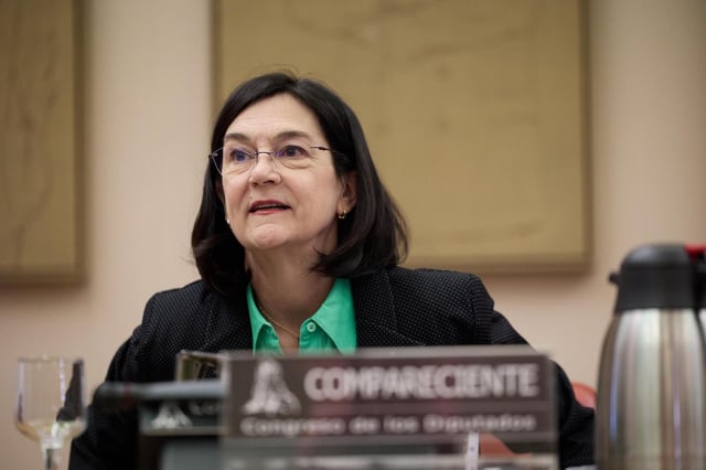La presidenta de la Comisión Nacional de los Mercados y Competencia (CNMC), Cani Fernández, en el Congreso de los Diputados en septiembre.