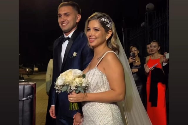 Facundo Ambrosioni se casó con Camila Triviño: las fotos que compartieron en sus redes sociales (Captura de pantalla)