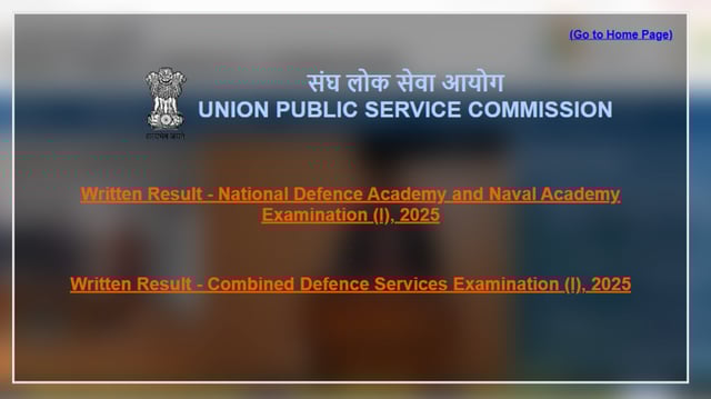 UPSC NDA NA (I) result 2025 has been declared at upsc.gov.in. Candidates can check merit list here. 