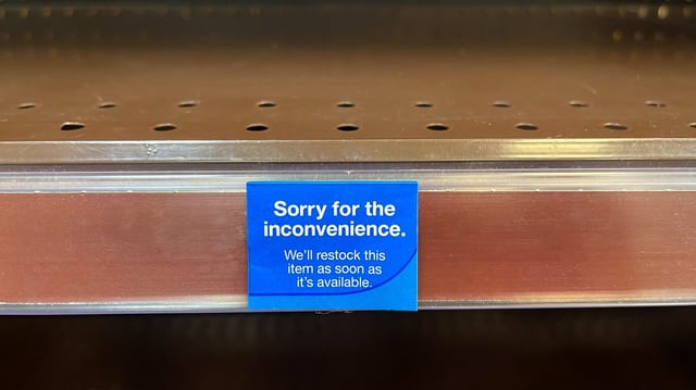 Many shippers are pausing, or outright canceling, shipments due to the trade war.