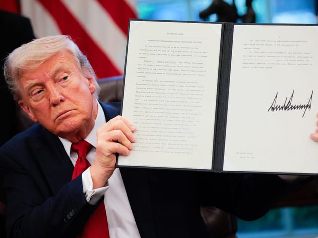 President Donald Trump has issued a series of executive orders targeting law firms he doesn't like.