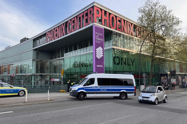 Die Polizei war wieder am Phoenix-Center im Einsatz.