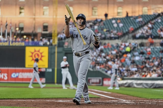 The Yankees fell short in their first trip to Camden Yards this season.