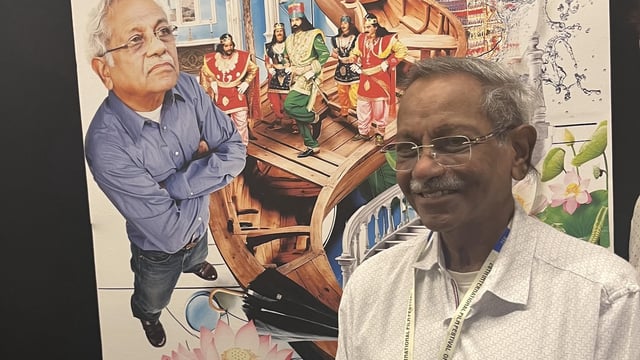 Celebrated Malayalam filmmaker Shaji N Karun at the International Film Festival of Kerala in Thiruvananthapuram in December last year.