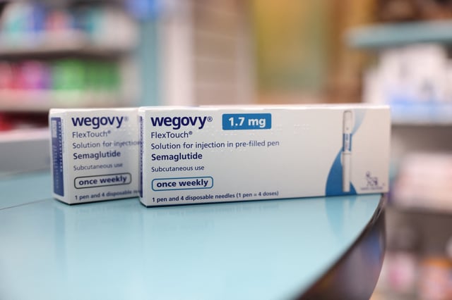 Boxes of Wegovy made by Novo Nordisk are seen at a pharmacy in London, Britain March 8, 2024. REUTERS/Hollie Adams