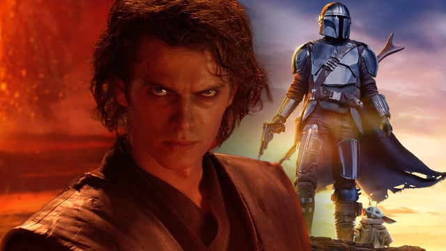 Anakin in Revenge of the Sith and The Mandalorian and Grogu