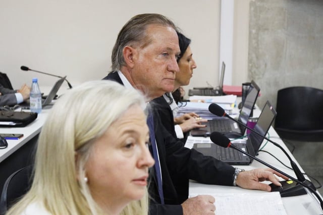 Los fiscales de cámara Sergio Ruiz Moreno y Mercedes Ballestrini