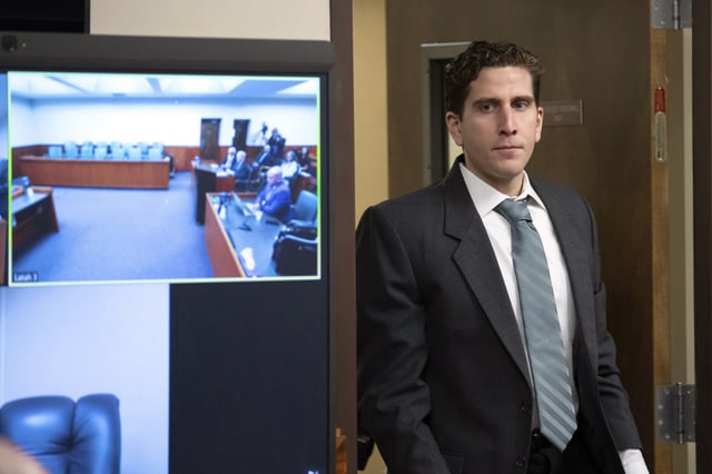 Bryan Kohberger, who is accused of killing four University of Idaho students in November 2022, enters a courtroom to appear at a hearing in Latah County District Court, Wednesday, Sept. 13, 2023, in Moscow, Idaho.