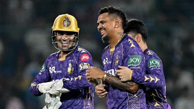 Sunil Narine gave KKR an excellent start with the bat and then turned the game on its head in their favour as the defending champions beat Delhi Capitals by 14-run win. 