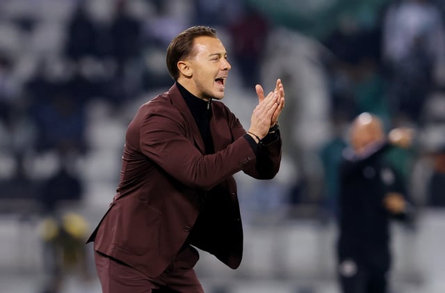 Soccer Football - Asian Champions League - Group B - Al Sadd v Al Ahli - Jassim Bin Hamad Stadium, Doha, Qatar - February 3, 2025 Al Ahli coach Matthias Jaissle REUTERS/Ibraheem Al Omari