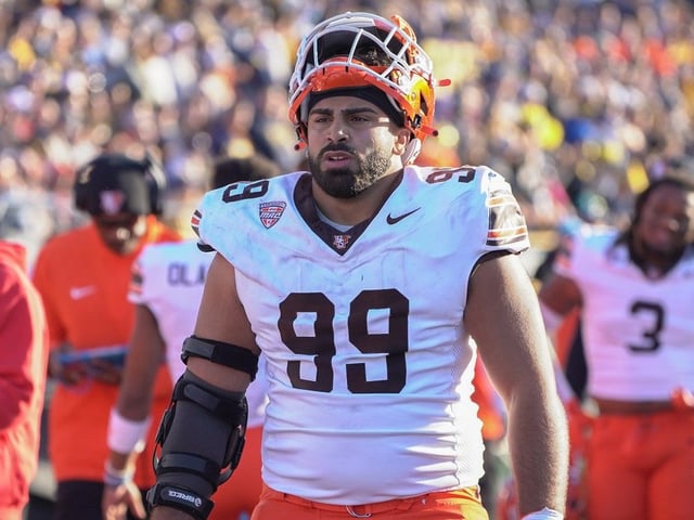 Bowling Green State University's Ali Saad was selected by the Saskatchewan Roughriders in the 2025 CFL draft.