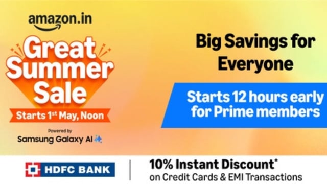 Amazon Great Summer Sale begins at midnight today for Prime members.