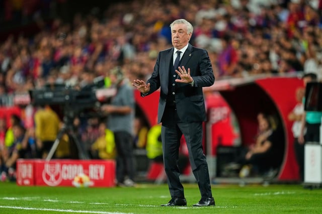 Carlo Ancelotti pide tranquilidad, durante la final de la Copa del Rey