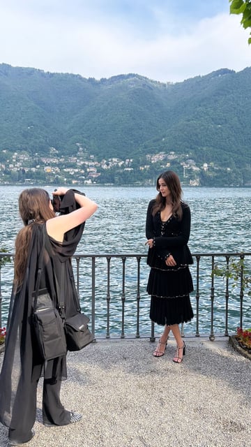 Ananya Panday exudes glamour in black at Chanel's Lake Como show. Pics