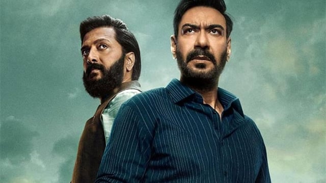 Raid 2 advance booking: Riteish Deshmukh and Ajay Devgn in a still from the film. 