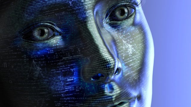 AI deepfake cyborg robot