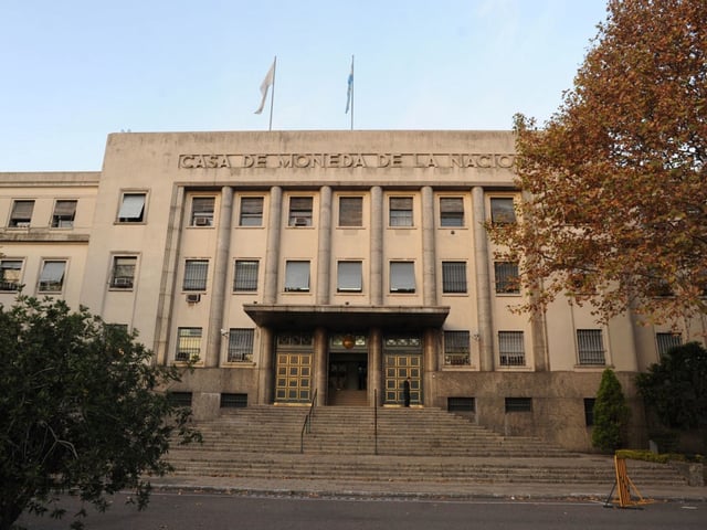 Casa de la moneda argentina.