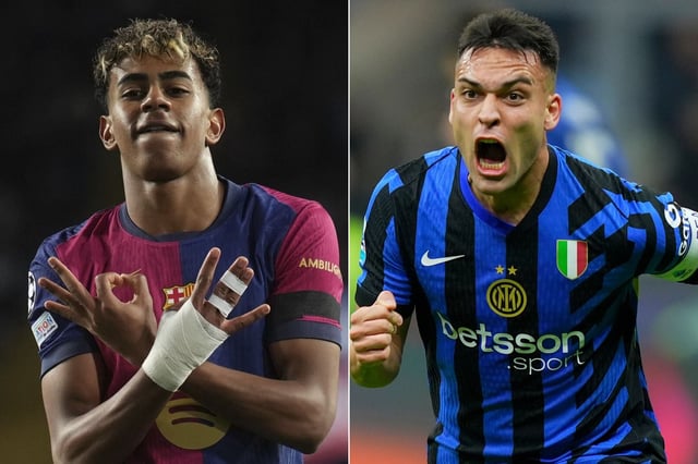 Lamine Yamal y Lautaro Martínez dirán presentes en el choque de Champions League (Archivo)