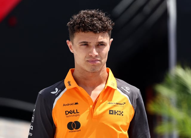 Formula One F1 - Saudi Arabian Grand Prix - Jeddah Corniche Circuit, Jeddah, Saudi Arabia - April 20, 2025 McLaren's Lando Norris arrives before the race REUTERS/Jakub Porzycki/ File Photo