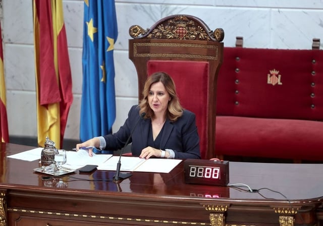 Imagen de María José Catalá en el pleno ordinario