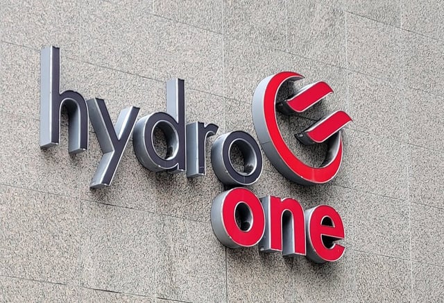 A powerful storm toppled trees and power lines in Ontario where thousands remain without power. Signage for the Hydro One Networks Inc. corporate office is shown in Toronto on Thursday Nov. 14, 2024. THE CANADIAN PRESS/Doug Ives