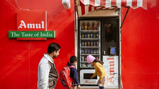 The Anand, Gujarat based federation markets dairy products under the 'Amul' brand. 