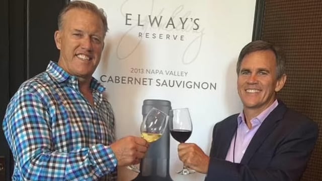 Jeff Sperbeck (R), agent of NFL legend John Elway, has died