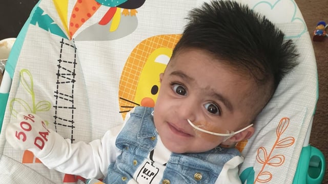 Eisa Hussain had pioneering treatment for a rare immunodeficiency as a baby