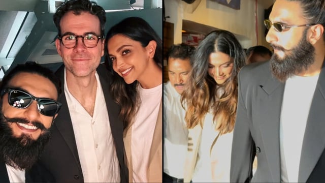 Deepika Padukone and Ranveer Singh met Adam Mosseri at a Mumbai restaurant.