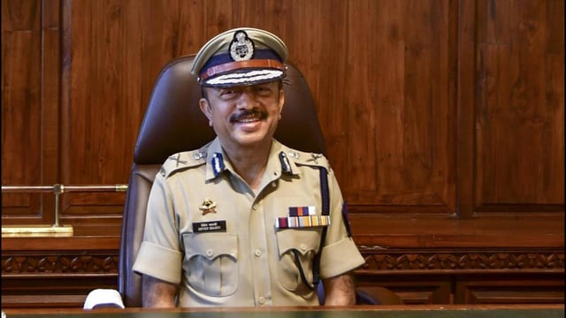 Mumbai: Newly appointed Police Commissioner Deven Bharti at his office at the Mumbai Police headquarters, in Mumbai, Wednesday, April 30, 2025. (PTI Photo) (PTI04_30_2025_000384A) (PTI)