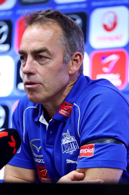 Alastair Clarkson said the decision to ban Kane Cornes came from the top of the club.