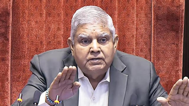 Dhankhar had earlier publicly criticised the Supreme Court’s intervention on the Waqf Amendment Act. (ANI file photo)
