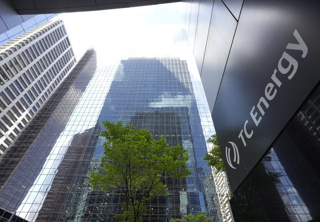 TC Energy headquarters in Calgary, Alta., Tuesday, July 30, 2024. TC Energy Corp. says its profits edged lower in its latest quarter as revenues increased compared with a year ago. THE CANADIAN PRESS/Todd Korol