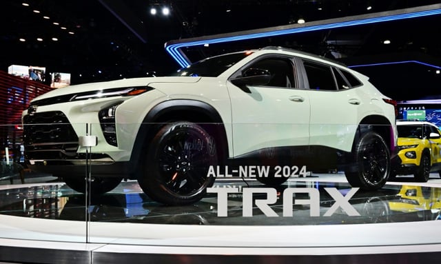 GM said it is monitoring trade talks between the Trump administration and South Korea, where it assembles the Chevrolet Trax, which is popular with value-conscious US customers