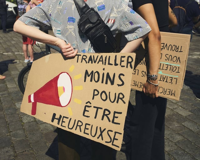 Lors de la manifestation du 1er mai 2025, à Paris.